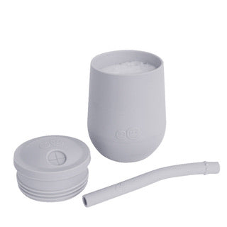 Ezpz Mini Cup and Straw System - Pewter