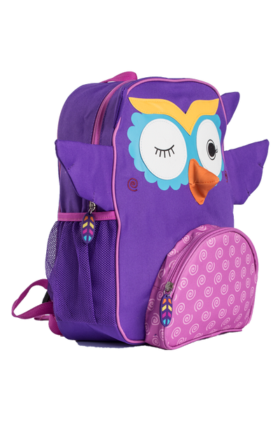 Zoocchini Kids Backpack Olive the Owl Purple